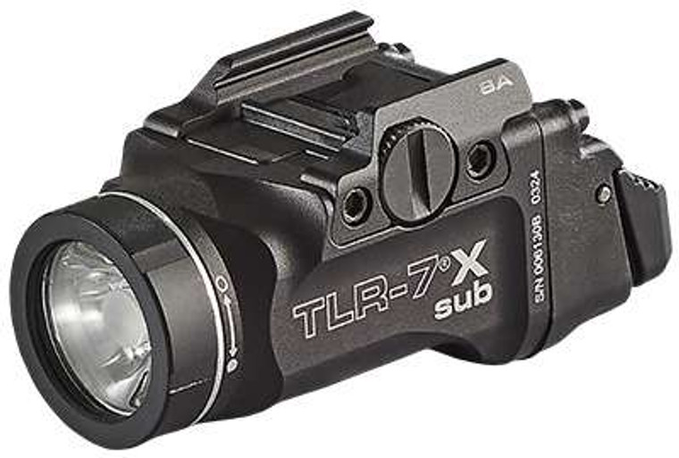 Streamlight  TLR-7 X Sub USB  Black Anodized 500 Lumens  White LED Glock 43X MOS/48 MOS/43X/48