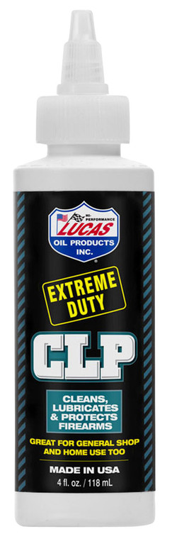 Lucas Oil Extreme Duty CLP Cleans, Lubricates, Prevents Rust & Corrosion 4 oz Squeeze Bottle