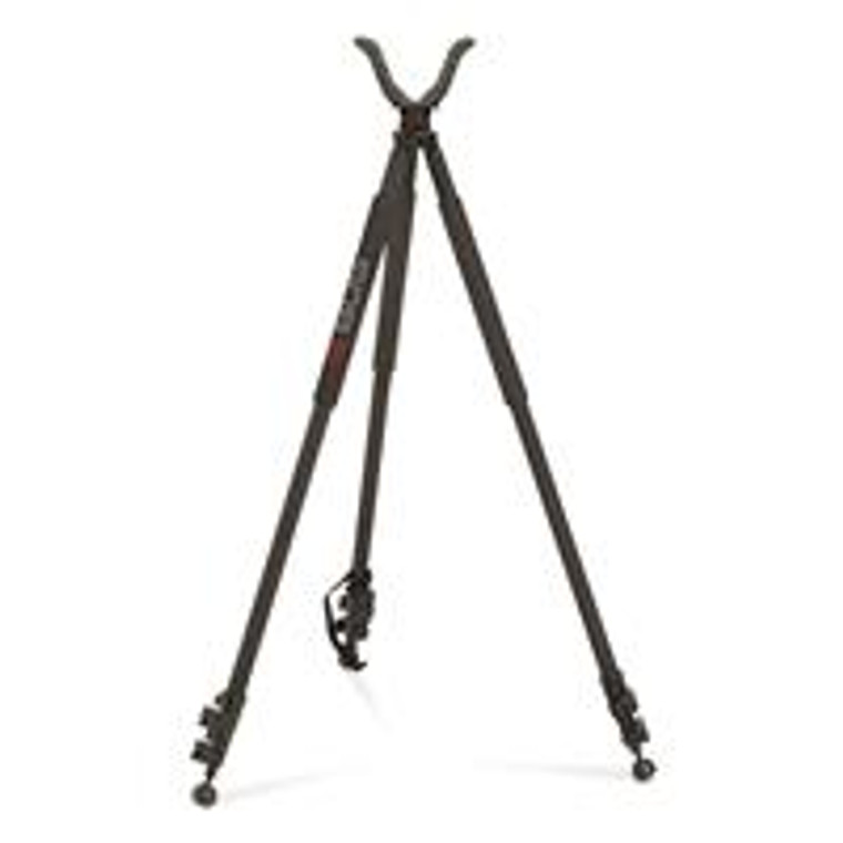 Bog-Pod Folding Tripod Adrenaline made of Black Finish Aluminum with Foam Grip, Rubber Feet, 360 Degree Pan, 25 Degree Cant & 16-72" Vertical Adjustment