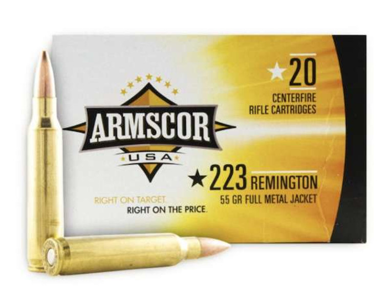 Armscor Rifle 223 Rem 55 gr Full Metal Jacket (FMJ) 20 Bx