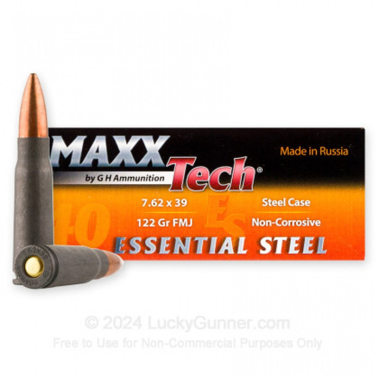 TULA 7.62X39 FMJ 40RD BOX 122GR