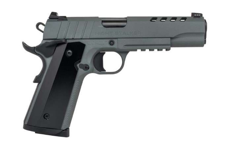 TISAS 1911 NIGHT STALKER 10MM 5" Grey 8+1 Ambidextrous