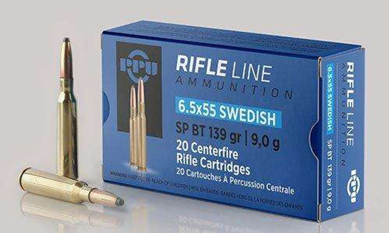 PPU Metric Rifle 7.5x55mm Swiss 174gr Full Metal Case (FMC) 20 Rounds