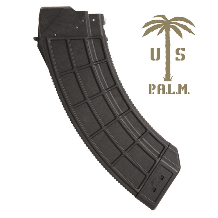 Original - U.S. PALM AK30 30rd 7.62x39mm AK-47 TangoDown Polymer Magazine - Date Stamped 5/15 (May 2015)