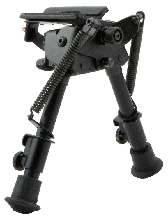 Harris BR S Bipod with Swivels Aluminum/Steel Black Anodized 6-9"