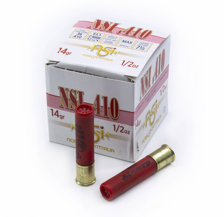 NOBEL SPORT HUNTING 2.5 410GA 1/2OZ #7.5