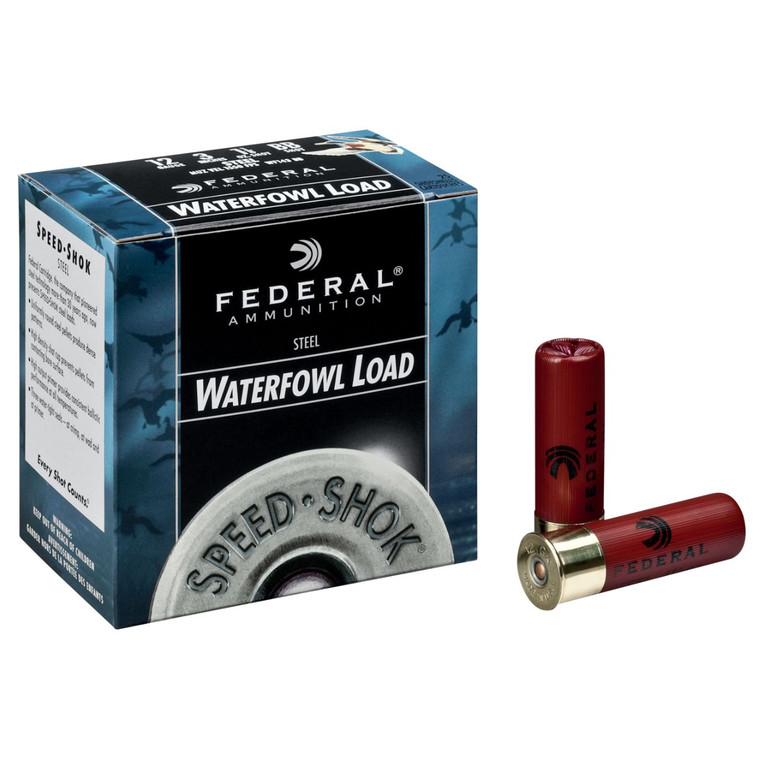 Federal Speed-Shot 10 ga 3-1/2" #2 Steel 1-1/2oz 25 Rnd Box