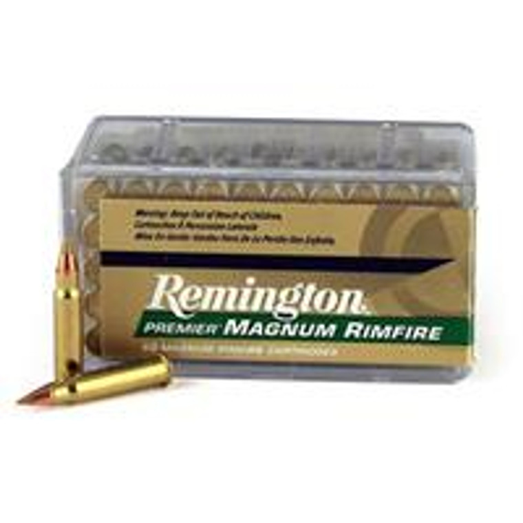 Remington Premier Magnum Rimfire 17 Hmr Ammo - 17 Hmr 17gr Accutip-V 50/Box