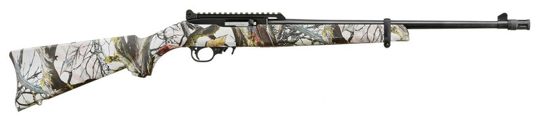 Ruger 10/22 Collector Series 22LR 18.5 Ghost Ring Sights Threaded American Camo Stock 10R