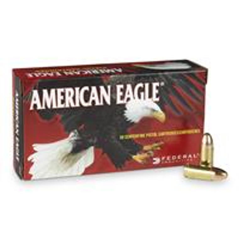 Federal American Eagle 9mm FMJ 124gr 50 Rounds