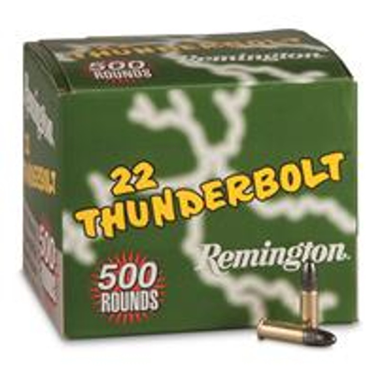 Remington Thunderbolt .22LR, LRN, 40 Gr, 500 Rounds
