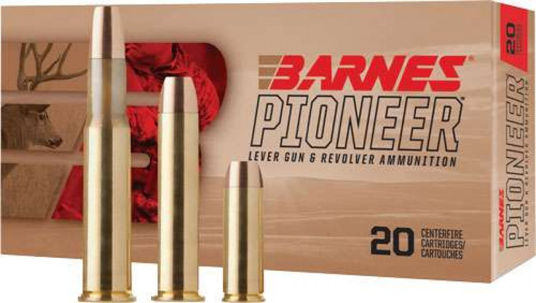 BARNES PIONEER LEVER GUN AND REVOLVER 45 COLT 200 GRAIN XPB