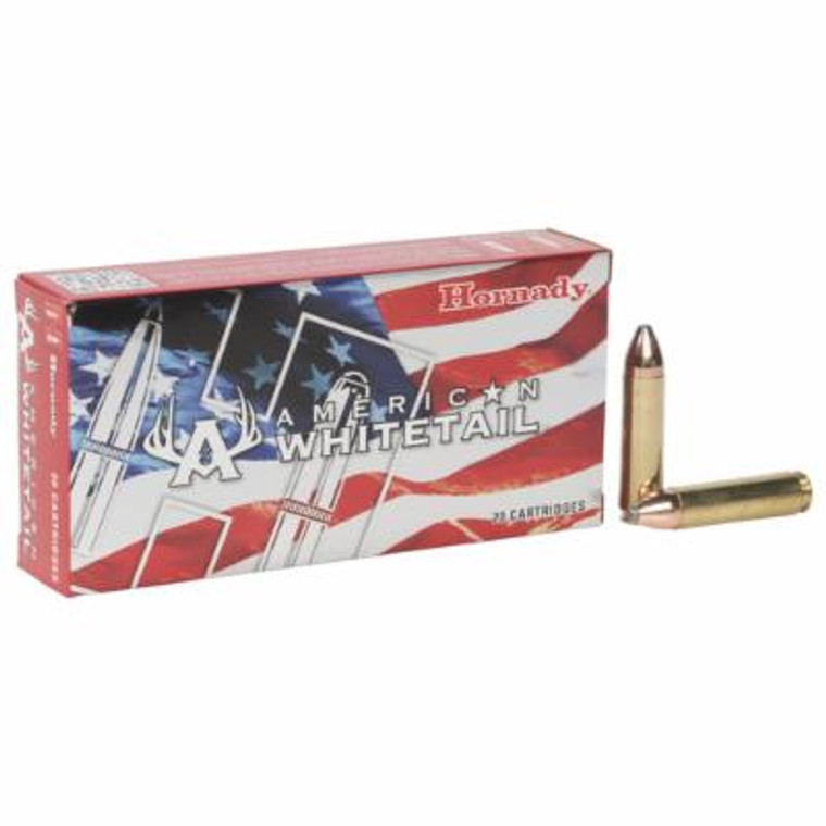 Hornady American Whitetail .450 Bushmaster 245Gr InterLock SP 20 Rounds Hornady American Whitetail .450 Bushmaster 245Gr InterLock SP 20 Rounds