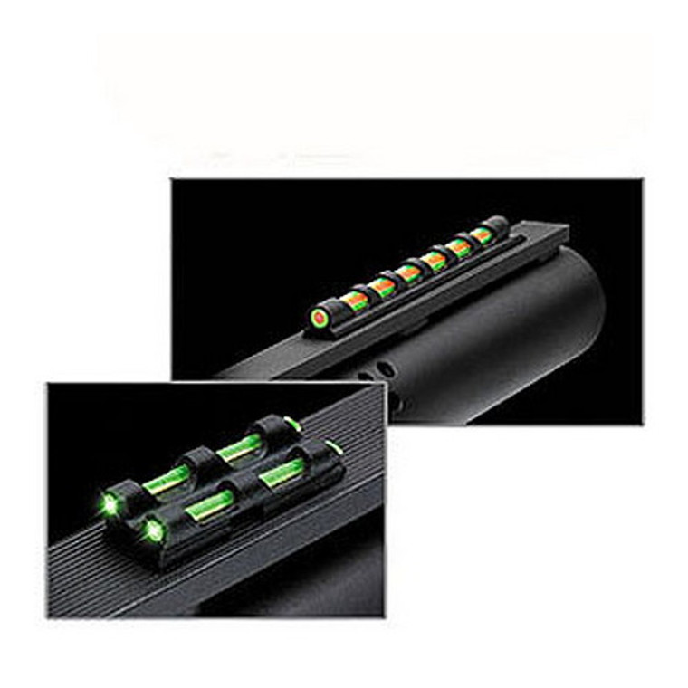 TruGlo Gobble•Dot Universal Shotgun Sights Black | Green with Red Center Fiber Optic Front Sight | Green Fiber Optic Rear Sight