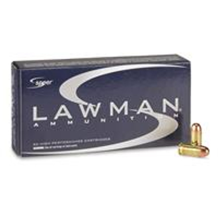 Speer Lawman .380 ACP 95gr TMJRN 50 Rounds