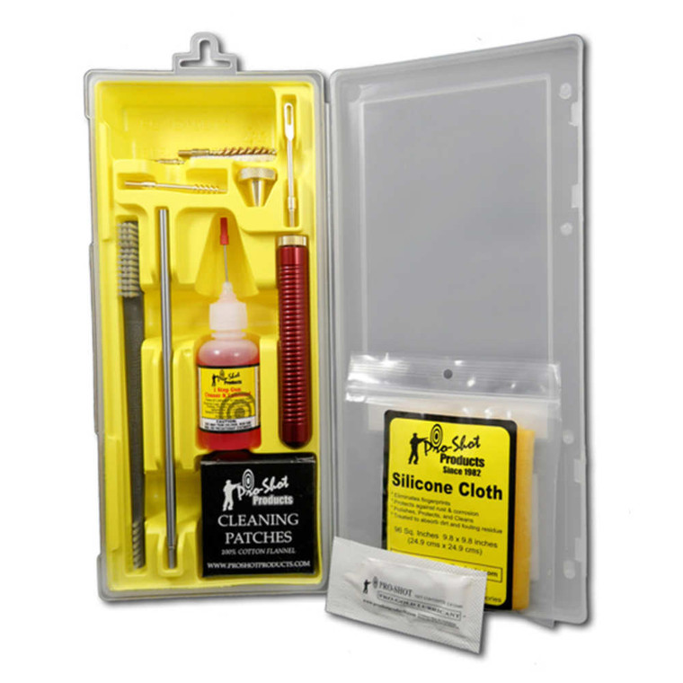 Pro-Shot Gun Cleaning Pistol Classic Box Kit .22 Cal Stainless Steel Model: P22KIT