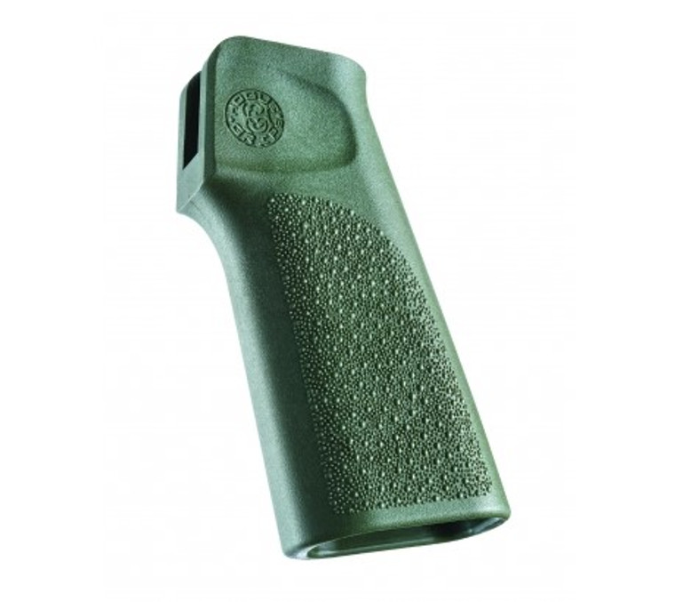 Hogue AR-15/M16 15 Degree Vertical No Finger Groove Olive Drab Green, Polymer