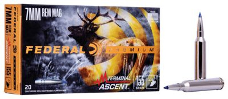 Federal Premium TERMINAL ASCENT 7mm Magnum 155Gr Terminal Ascent 20Rnds