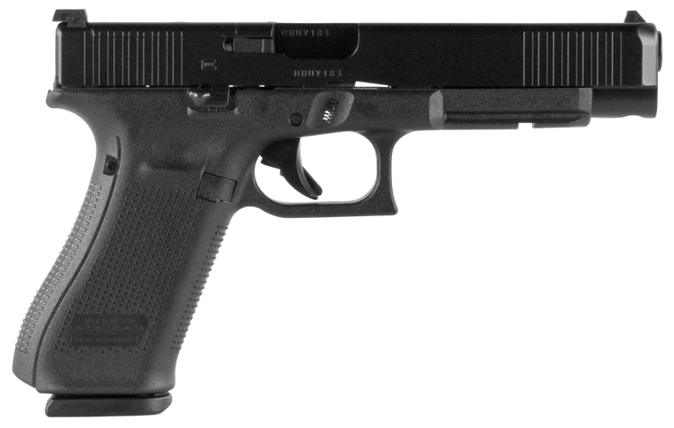 Glock  G34 Gen5 MOS 9mm Blue Lable17+1 w/GNS Interchangeable Backstraps Grip