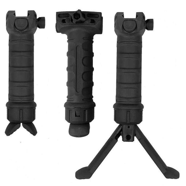 XTS TACTICAL BIPOD FOREGRIP Black