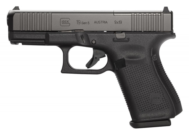 GLOCK 19 MOS GEN 5 FRONT SERRATIONS, FIXED SIGHT 9MM LE SALES