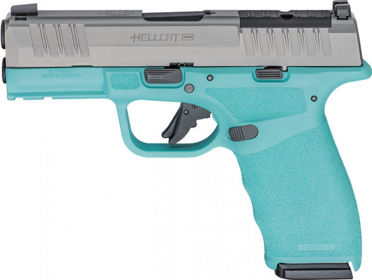 SPRINGFIELD ARMORY HELLCAT OSP PRO ROBINS EGG 9MM 3.7'' 15-RD SEMI-AUTO PISTOL