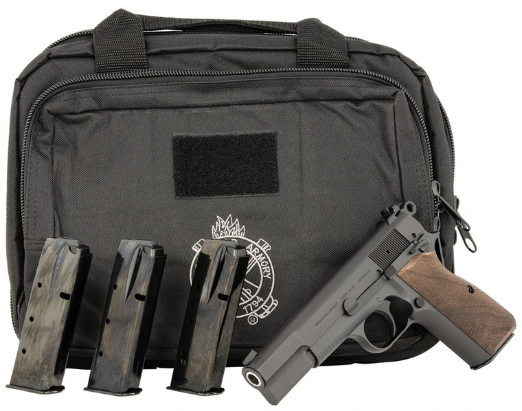 Springfield Armory SA-35 9mm Pistol Package 15+1 4.70" Checkered Walnut Grip