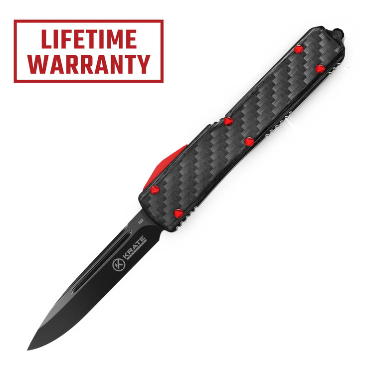Krate Tactical Carbon Fiber OTF Knife