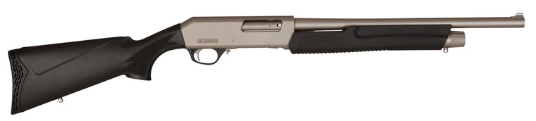 Dickinson Commando Marine Pump 12 Gauge 18.50" 5+1 3" Silver Marinecote Rec/Barrel Black Stock