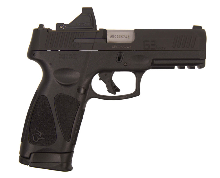 Taurus G3 T.O.R.O. 9mm Optics-Ready Pistol — Viridian RFX11 Micro Green Dot