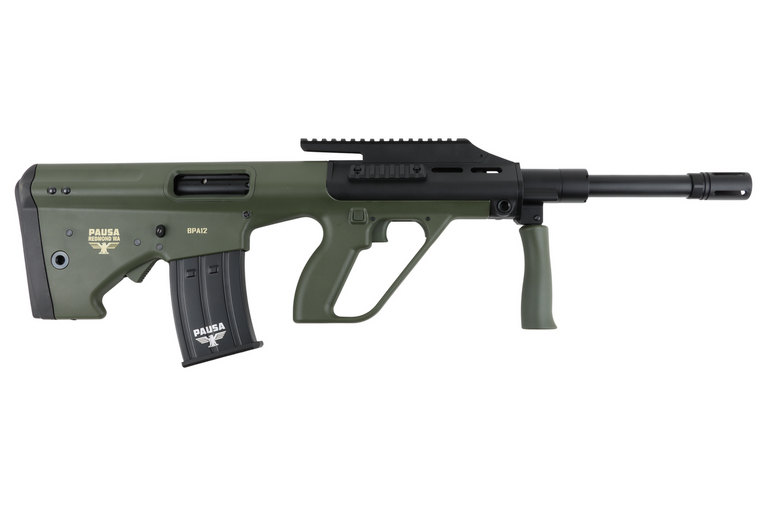 Panzer Arms BPA12 OD Green 12 Gauge Bullpup Semi-Auto Shotgun with 18.5" Barrel, Choke Set & Two 5-Round Magazines