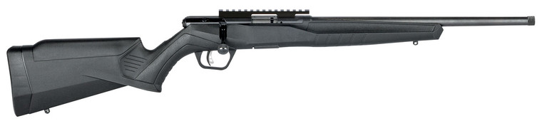 Savage B17 FV-SR .17 HMR 16.25" Hvy Threaded Bbl AccuTrigger Blk Syn 10+1