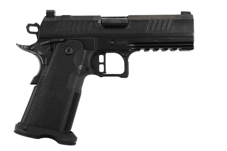 Alpha Foxtrot AF1911 Romulus Compact 9mm 4.25" Bull Bbl OR DS Black DLC
