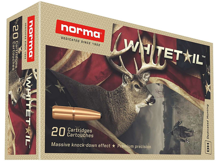 NORMA 20171502 7MM-08REM 150GR PSP WHITETAIL 20/10