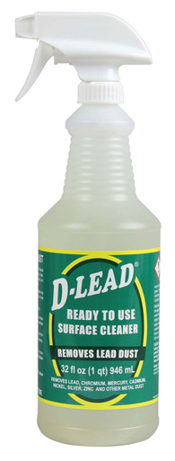 Lead Powder Cleaner D-Lead Ready to use surface cleaner 32 oz 331PD
