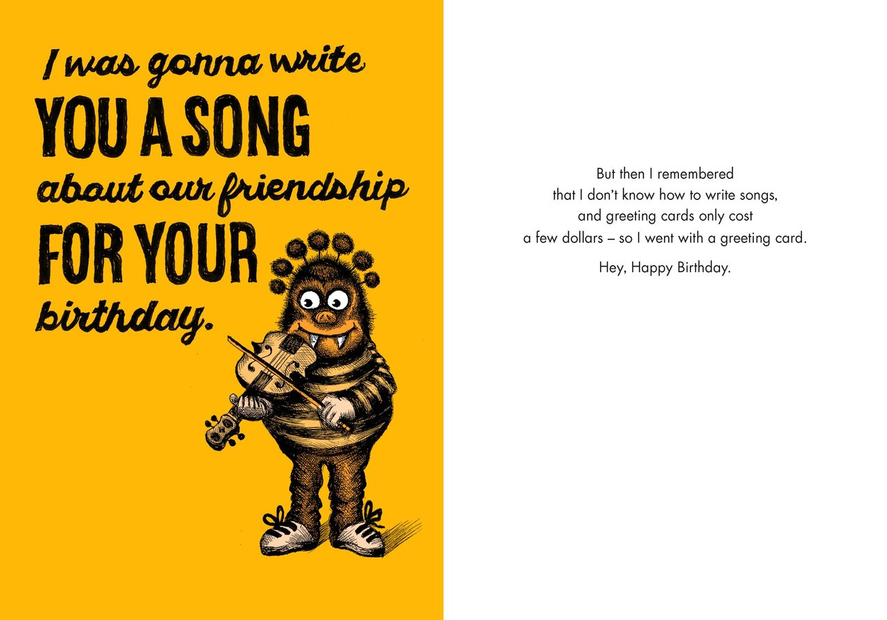 Naughty Birthday Songs 216 Birthday Card Write You A Song OG Stores