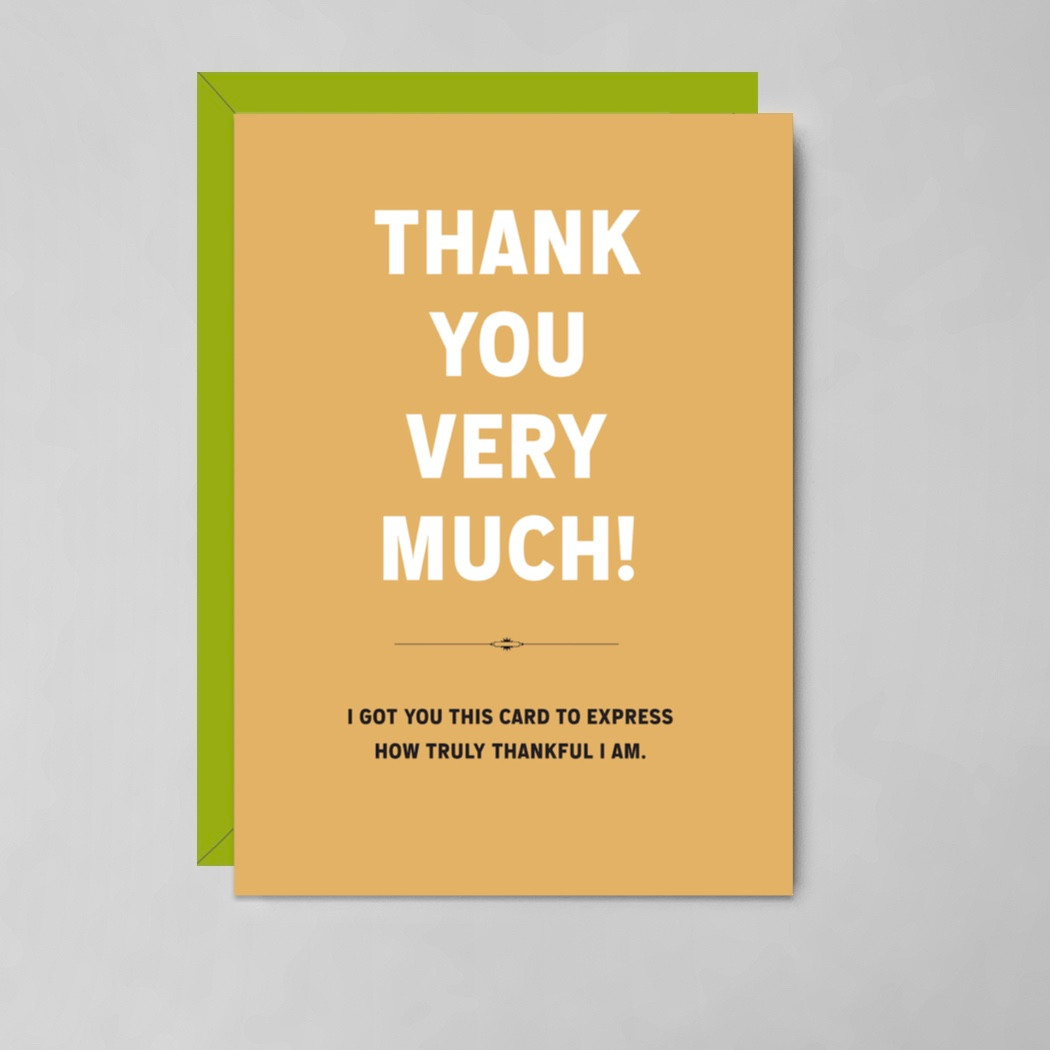 邦楽 reset Thank you C-063 Thank You Card - Keep Doing (C)