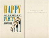 Birthday Card - Any Family Member (B)