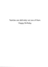 Birthday Card - Testicles (B)