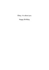 Birthday Card - You're So Vain (OG)