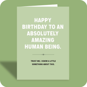Birthday Card - Amazing Human (C)