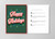 Funny Holiday Card with  Instructions - Old Paper Stock
