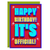 Birthday Card - It's Official (OG) - Old Paper Stock