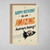 Birthday Card - Amazing Human (B)