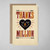 Thank You Card - One in a Million (B)