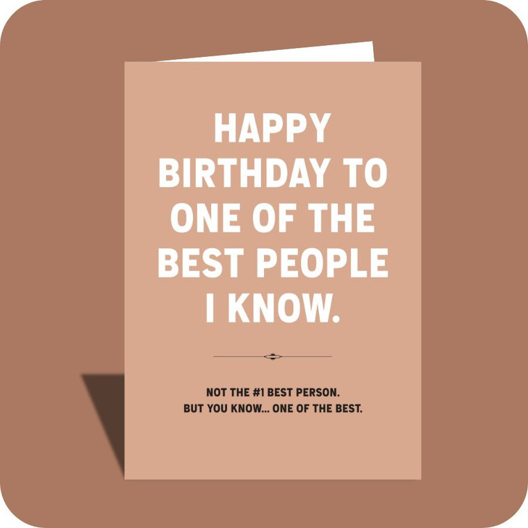 SNEAK PEEK - Birthday Card - One of the Best (C)