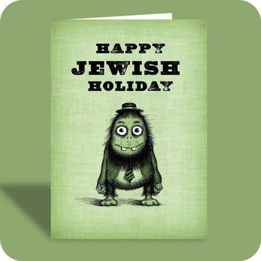 Jewish Holiday Card - Every Holiday (OG) - Old Paper Stock