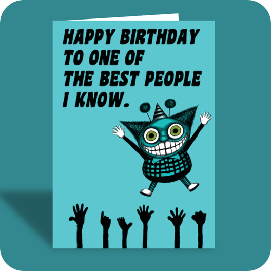 Birthday Card - One of the Best (OG) - Old Paper Stock