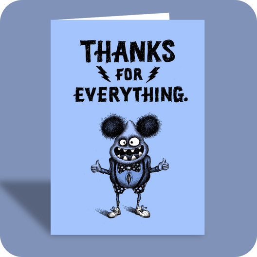 Thank You Card - Everything (OG) - Old Paper Stock