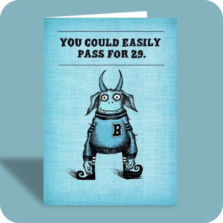 Birthday Card - Pass For 29 (OG)